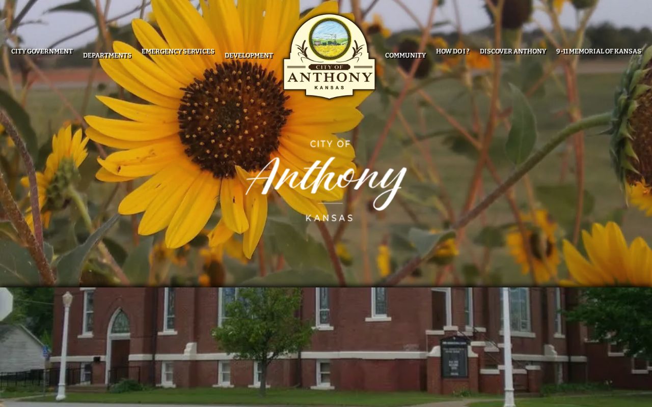 Harper County court calendar and Anthony City Hall
