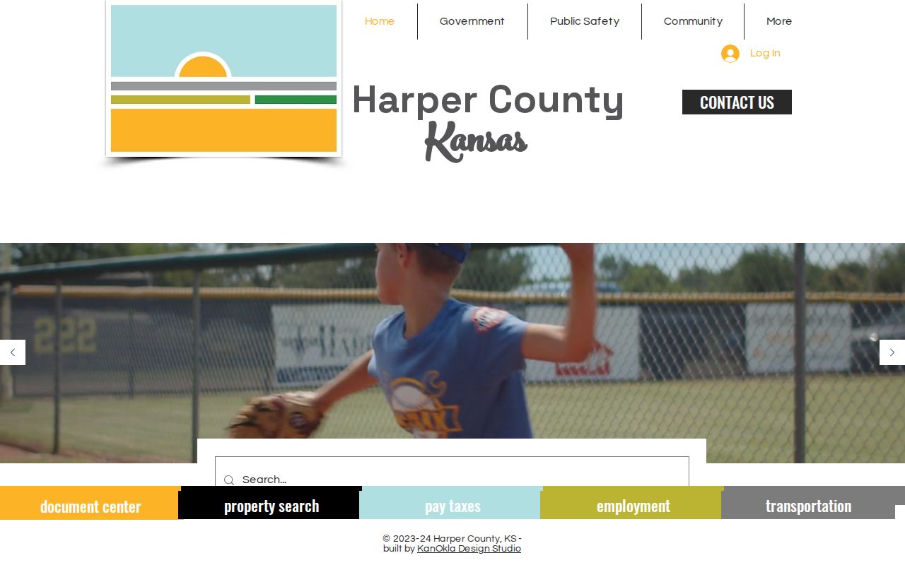 Harper County courthouse and court docket offices