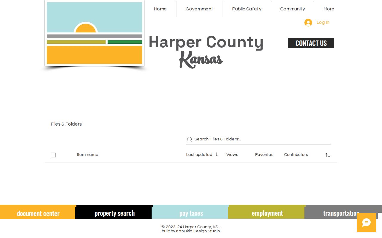 Harper County court docket document center