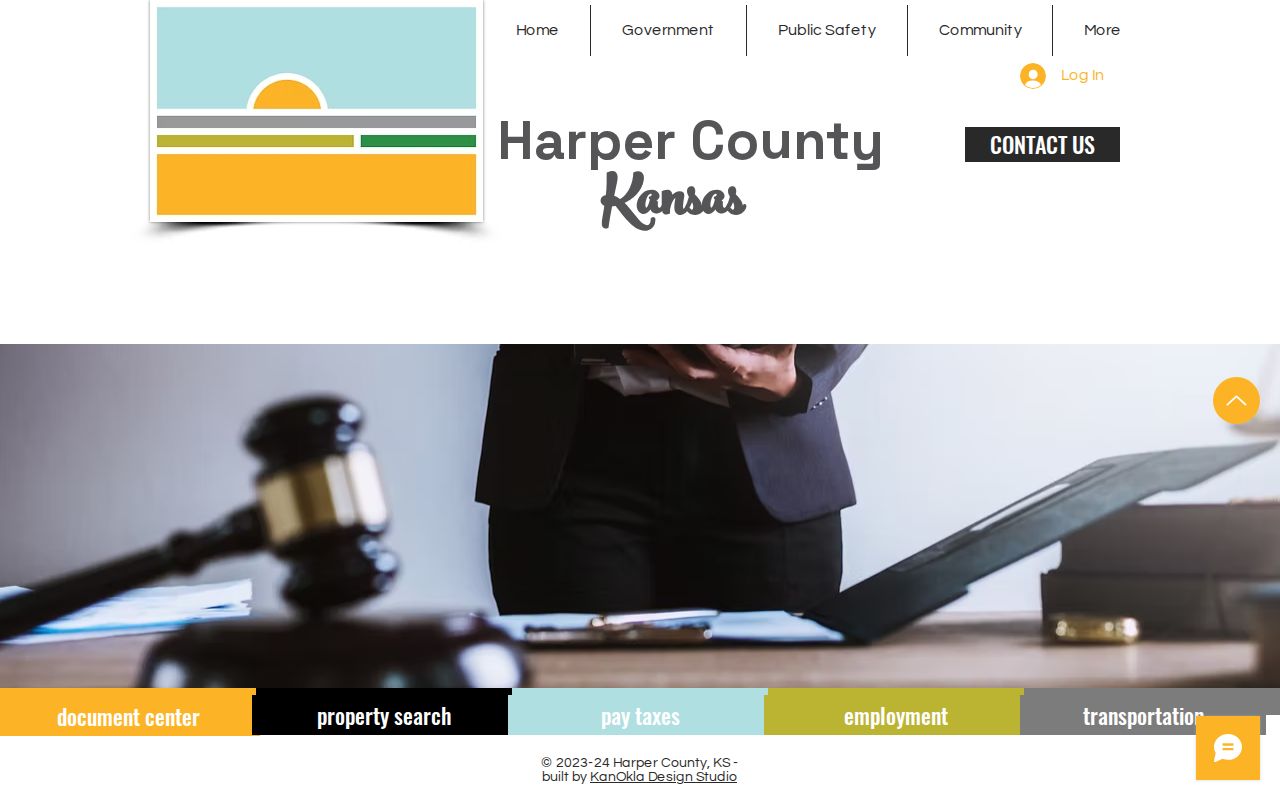 Harper County court docket district court page